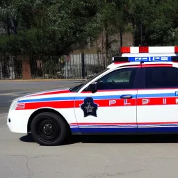 American Police Car