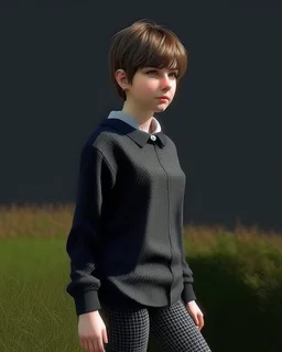 teen very short hair pretty realistic