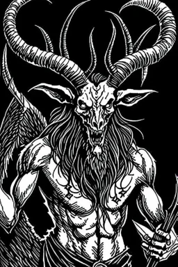 A goat black metal 2d