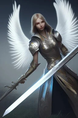 angelic sword, light rays, cinematic, 8k quality