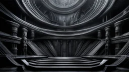 The pit of doom h. r. giger. the naked truth. fantasy concept art, exquisite realism, a masterpiece, dynamic lighting, hyperdetailed, intricately detailed, deep color, Unreal Engine, volumetric lighting , Epic cinematic brilliant stunning intricate meticulously detailed dramatic atmospheric maximal,