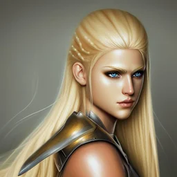 beautiful blonde warrior