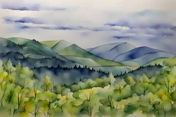 Watercolor, expression, pen