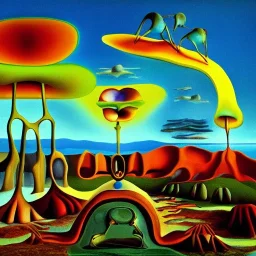 Ecological utopia psychedelic dalí