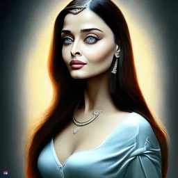 Aishwarya rai, painting, Picasso style