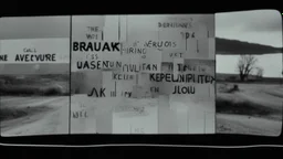 A glitchy video message on a smartphone screen, with fragmented words and disjointed images, symbolizing the call to adventure.The protagonists staring at the screen, a mix of curiosity and unease on their face. [William S. Burroughs' "The Electronic Revolution" and Jack Kerouac's "On the Road." ]