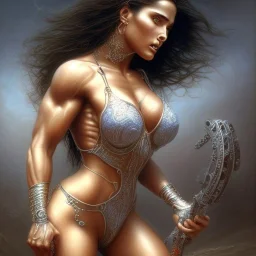 salma hayek dnd bodybuilder by gerald brom luis royo