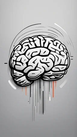 Icone, Art, Logo, Brain brain upgrade lines