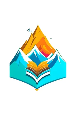 The logo consists of the word “Injaz” in the form of an educational book and combined with mountains in a simple way and attractive colors