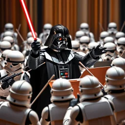 Darth Vader conducts the Orchestra of Imperial Stormtroopers