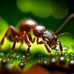 acid on the ant