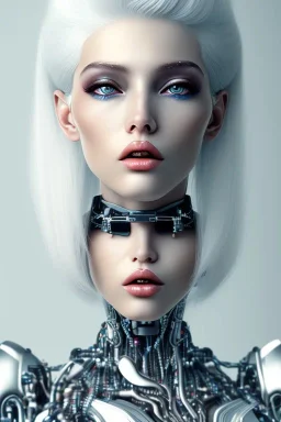 cyborg, white hair, sexy, perfekt, real, dream