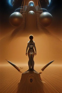 The movie poster for Dune painted by hr giger