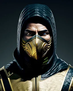 reptile, mask cover whole face and hood , mortal kombat 11, highly detailed, hyper-detailed, beautifully color-coded, insane details, intricate details, beautifully color graded, Cinematic, Color Grading, Editorial Photography, Depth of Field, DOF, Tilt Blur, White Balance, 32k, Super-Resolution, Megapixel, ProPhoto RGB, VR, Half rear Lighting, Backlight, non photorealistic rendering