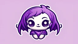 DESPAIR logo purple cute