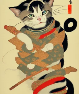 Ukiyo-e cat