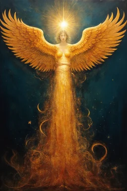 The self-portrait "Undercover Angel" came from the revelation that one is a fragment of a divine process"; Digital Surrealism