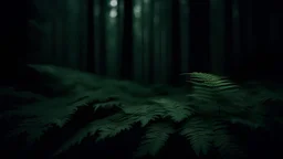 "Inspired by Albert Bertelsen, this trending Unsplash image features a fern leaf in a dark forest. The dense, lush woods create a naturalistic and mysterious atmosphere with a dark green jungle background. The night forest setting is enhanced by a solid, dark backdrop, making it a captivating and soft forest wallpaper."