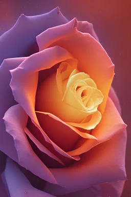 crea un fondo 4k sobre una rosa en llamas en medio de la oscuridad