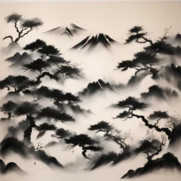 japanese Brush Painting