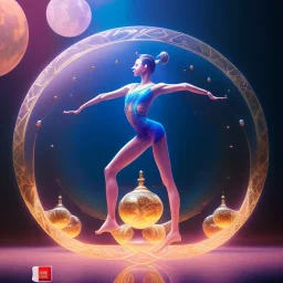 yoga artist swirl on a plattform in the air, lavo background , levitated lab equipment, 4k, Highly Detailed, Masterpiece, perfect eyes, Digital Illustration, Cinematic Lighting, Realistic, Sharp Focus, Centered, Beautifully Lit, Bioluminescent by Stanley Artgerm Lau