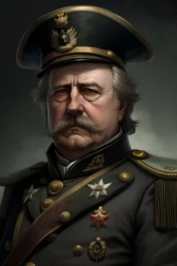 Portrait of Frank Reynolds as a General in the Prussian army