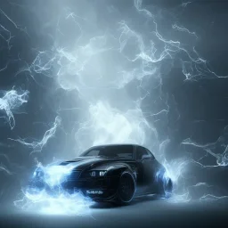 All Black Feild mouse, white smoke, dark, rage, high definition, ultra 8 k, volumetric lighting, blue fire, fog