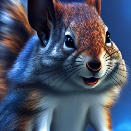 squirrel pandora “wearing avatar make up”