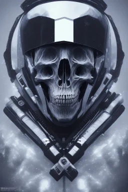 All black Russian soldier, high tech skull special forces helmet, diamond helmet, white smoke, dark, rage, sorrow, high definition, ultra 8 k, volumetric lighting, blue fire, fog