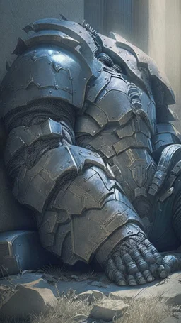 sleeping armored giant