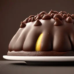 the world's most decadent dessert, house shape oozing caramel, chocolate, unreal engine, maximalist dessert