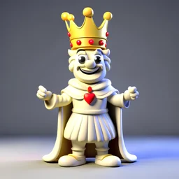 King cheerful 3D