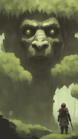 A close pictures to Malus from shadow of the colossus