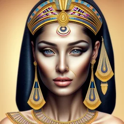 cleopatra natural realistic skin face symmetrical, pyramids, meditation, dark background, 8k quality,tattoo.