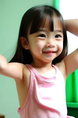 Girl kids armpit