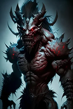 humanoid monster demon brutal beast warrior