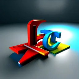 create 3D logo for iTeach iclude this word iTeach