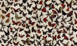 Egyptian wall butterflies