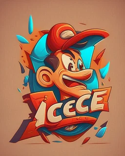 Cartoon movie logo design ace