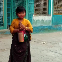 Burmese girl