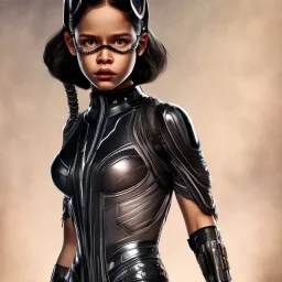 Jenna Ortega as Catwoman, cinematic, highly detailed, 16k