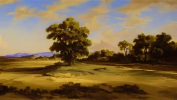 texas landscape by poussin