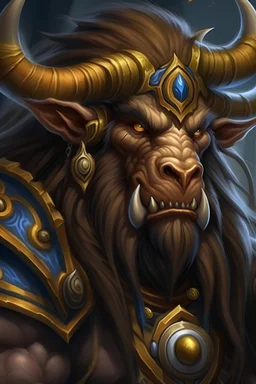 Portrait of a Tauren from Warcraft