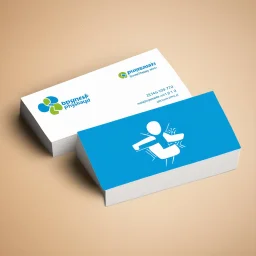 business card physiotherapy playful