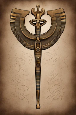 egyptian mythologic ankh design