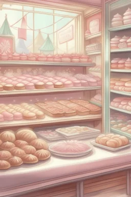 Pastel, bakery, Christmas art