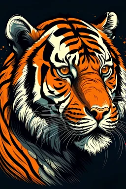 A funky bored tiger, profile picture