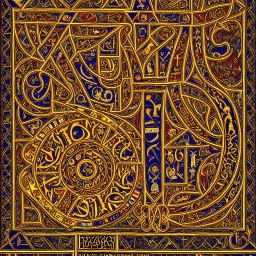 Book of Kells carpet page, a highly detailed illustration, realistic render, 8 k, micro detail, intricate, elegant, centered, digital painting, Artstation, smooth, sharp focus, illustration, artgerm