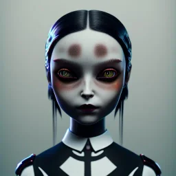 wednesday addams, hyper detail, octane render, unreal engine 5, 8k resolation