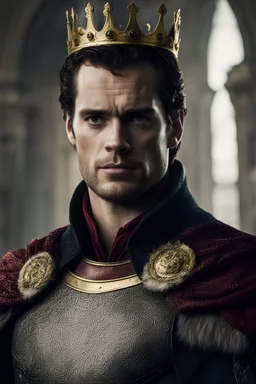 Henry Cavill as the king